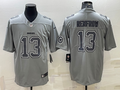 Men's Las Vegas Raiders Hunter Renfrow #13 Gray Atmosphere Fashion Game Jerseys