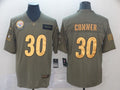 Men's Pittsburgh Steelers James Conner #30 Brown Game Player Jerseys