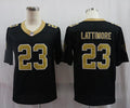 Men's New Orleans Saints Marshon Lattimore #23 Black Game Jerseys