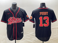 Men's San Francisco 49ers Brock Purdy #13 Black Fashion Jerseys Joint Edition