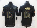 Men's Miami Dolphins #13 Dan Marino Black Game Player Jerseys