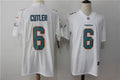 Men's Miami Dolphins Jay Cutler #6 White Game Jerseys