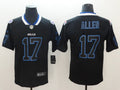 Men's Buffalo Bills Josh Allen #17 Black Alternate Game Jerseys