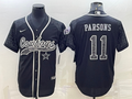 Men's Dallas Cowboys Micah Parsons #11 Black RFLCTV Limited Jerseys Joint Edition