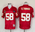Men's Kansas City Chiefs Derrick Thomas Mitchell & Ness Red Legacy Replica Jerseys