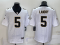 Men's New Orleans Saints Jarvis Landry #5 White Game Jerseys