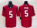 Men's Houston Texans Jalen Pitre #5 Red Game Player Jerseys