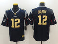 Men's New England Patriots Tom Brady #12 Navy Alternate Game Jerseys