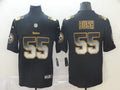 Men's Pittsburgh Steelers Devon Bush Jr. #55 Black Authentic Game Jerseys