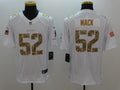 Men's Las Vegas Raiders Khalil Mack #52 White Alternate Game Jerseys