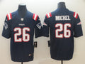 Men's New England Patriots Sony Michel #26 Navy Game Player Jerseys