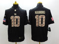 Men's New York Giants Eli Manning #10 Black Game Jerseys