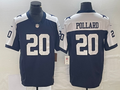 Men's Dallas Cowboys Tony Pollard #20 Navy Alternate Game Team Jerseys