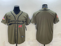 Men's Tampa Bay Buccaneers Olive 2022 Salute To Service Retired Player Limited Blank Jerseys