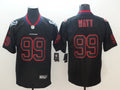 Men's Houston Texans J.J. Watt #99 Black Authentic Game Jerseys