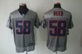 Men's Houston Texans Brooks Reed #58 Gray Game Jerseys