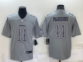 Men's Dallas Cowboys Micah Parsons #11 Gray Atmosphere Fashion Game Jerseys