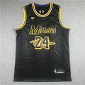 Men's Los Angeles Lakers #8-24 NBA Black Mamba Swingman Jerseys