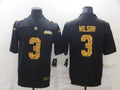 Men's Seattle Seahawks Russell Wilson #3 Black Game Jerseys