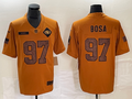 Men's San Francisco 49ers Nick Bosa #97 Brown 2023 Salute To Service Retired Player Limited Jerseys