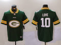 Men's Green Bay Packers Jordan Love #10 Green Player Jerseys