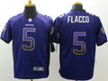 Men's Baltimore Ravens Joe Flacco #5 Purple Game Player Jerseys