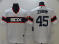 Men's Chicago White Sox Michael Jordan #45 White Stitched Jerseys