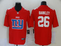 Men's New York Giants Saquon Barkley #26 Red Player Game Jerseys