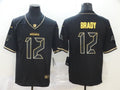 Men's Tampa Bay Buccaneers #12 Tom Brady Black Game Jerseys