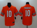 Men's Mitch Trubisky #10 Chicago Bears Season Jerseys Orange