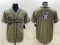 Men's Las Vegas Raiders Olive 2022 Salute To Service Limited Jerseys