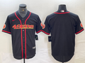 Men's San Francisco 49ers Black Joint Edition Blank Jerseys
