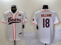 Men's Chicago Bears Caleb Williams #18 White Game Jerseys