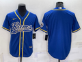 Men's Los Angeles Rams Blue Blank Jerseys
