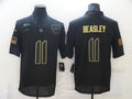 Men's Buffalo Bills Cole Beasley #11 Black Game Player Jerseys