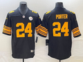 Men's Pittsburgh Steelers Joey Porter Jr. #24 Black Game Player Jerseys