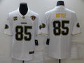 Men's San Francisco 49ers George Kittle #85 White 75th Anniversary Game Jerseys