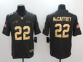 Men's Carolina Panthers Christian McCaffrey #22 Black Alternate Player Game Jerseys