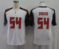 Men's Tampa Bay Buccaneers Lavonte David #54 White Game Jerseys