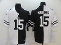 Men's Kansas City Chiefs Patrick Mahomes #15 Black/White Game Jerseys