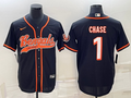 Men's Cincinnati Bengals Ja'Marr Chase #1 Black Fashion Game Jerseys