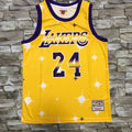 Men's Los Angeles Lakers Kobe Bryant Yellow Hardwood Classics Player Jerseys