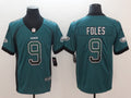 Men's Philadelphia Eagles Nick Foles #9 Midnight Green Game Player Jerseys