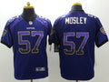 Men's Baltimore Ravens C.J. Mosley #57 Purple Game Jerseys
