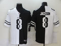 Men's Baltimore Ravens Lamar Jackson #8 Black/White Game Jerseys