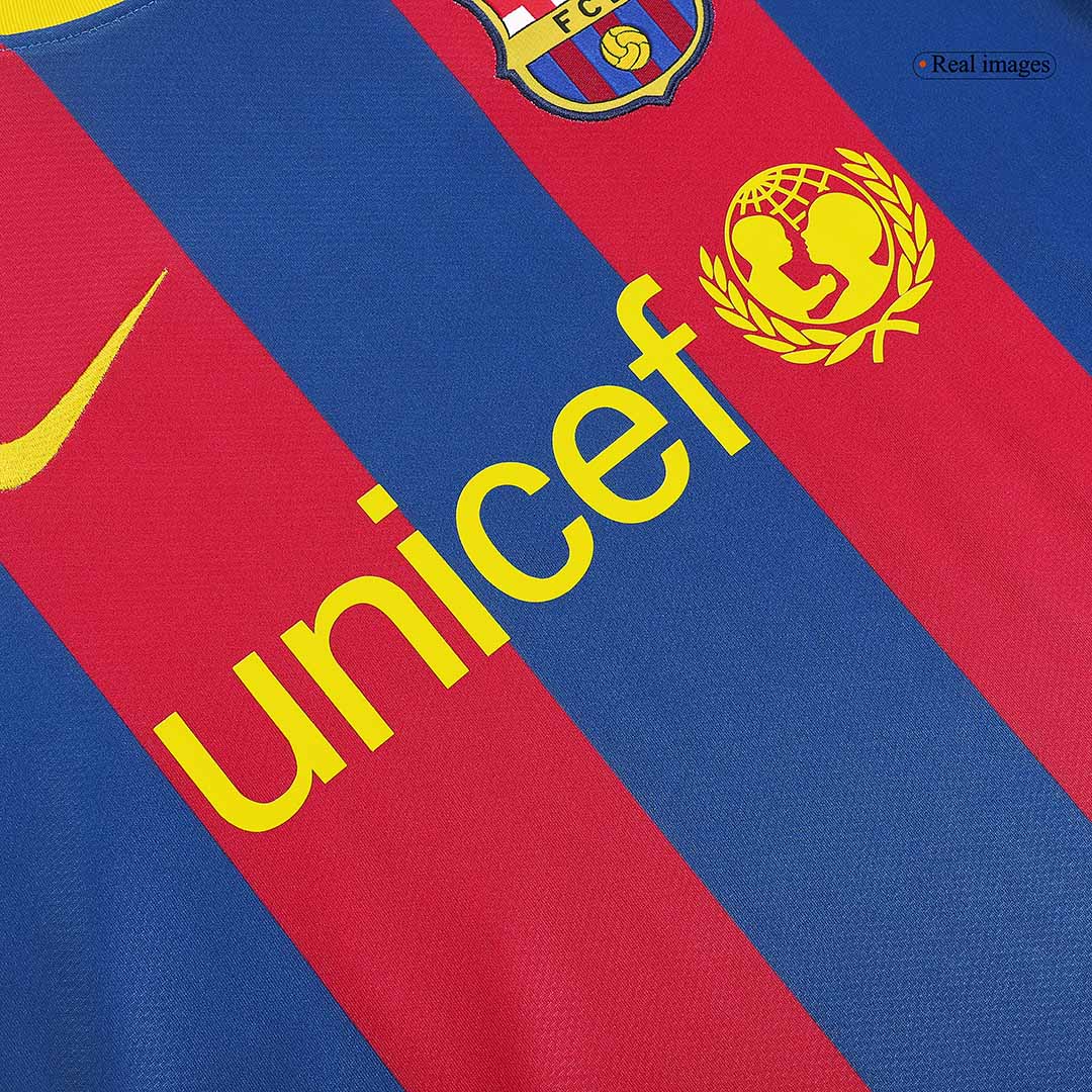 Retro Jersey MESSI #10 Barcelona Home Soccer Shirt 2010/11