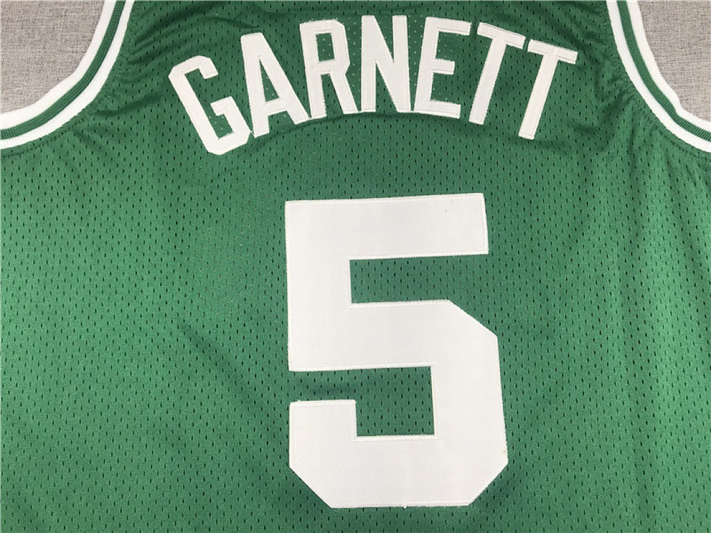 Kevin Garnett #5 Boston Celtics Retro NBA Jersey – Sizes S–XXXL