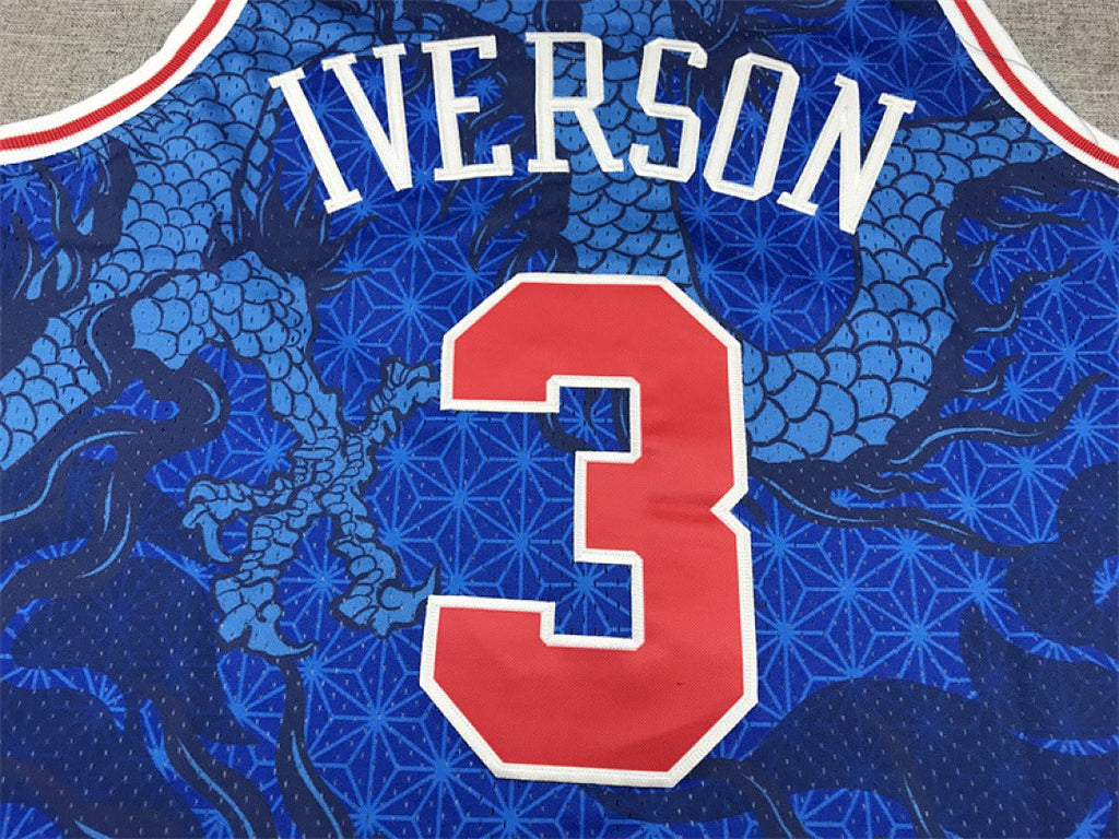 NBA Retro Philadelphia 76ers #3 Iverson Jersey