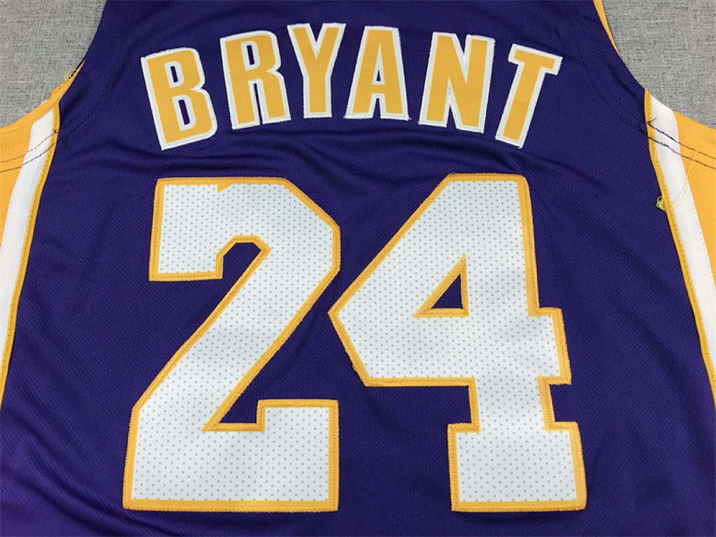 Kobe Bryant #24 Los Angeles Lakers NBA Retro Embroidered Jersey – Sizes S-XXXL