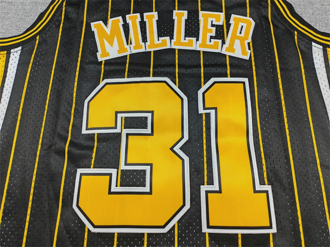 Reggie Miller #31 Indiana Pacers NBA Retro Embroidered Jersey